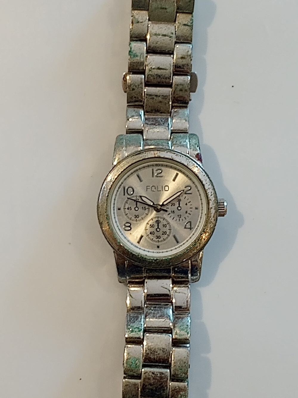 Silver Metal Link Watch - Silver